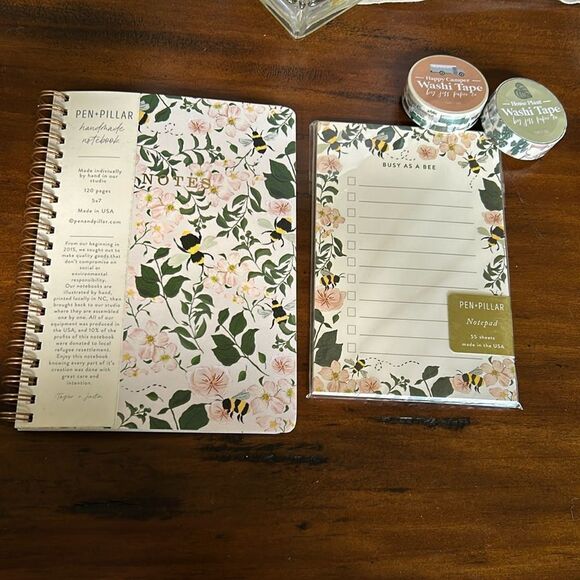 Notepad plus notebook plus Washi tape Bundle all new - Picture 1 of 15